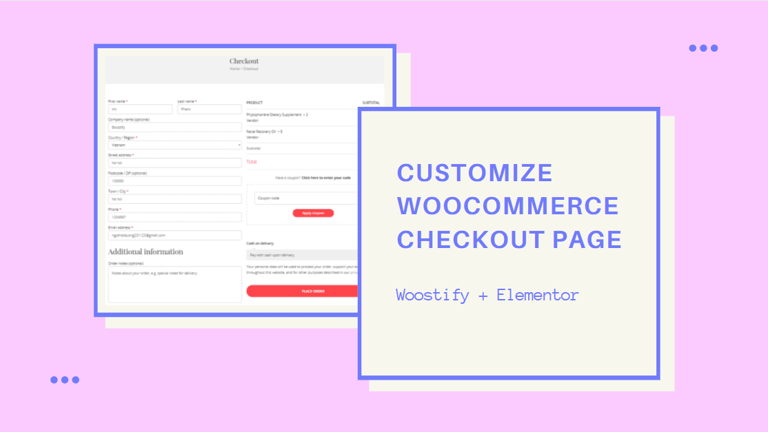 How To Create WooCommerce Checkout Page Using Elementor