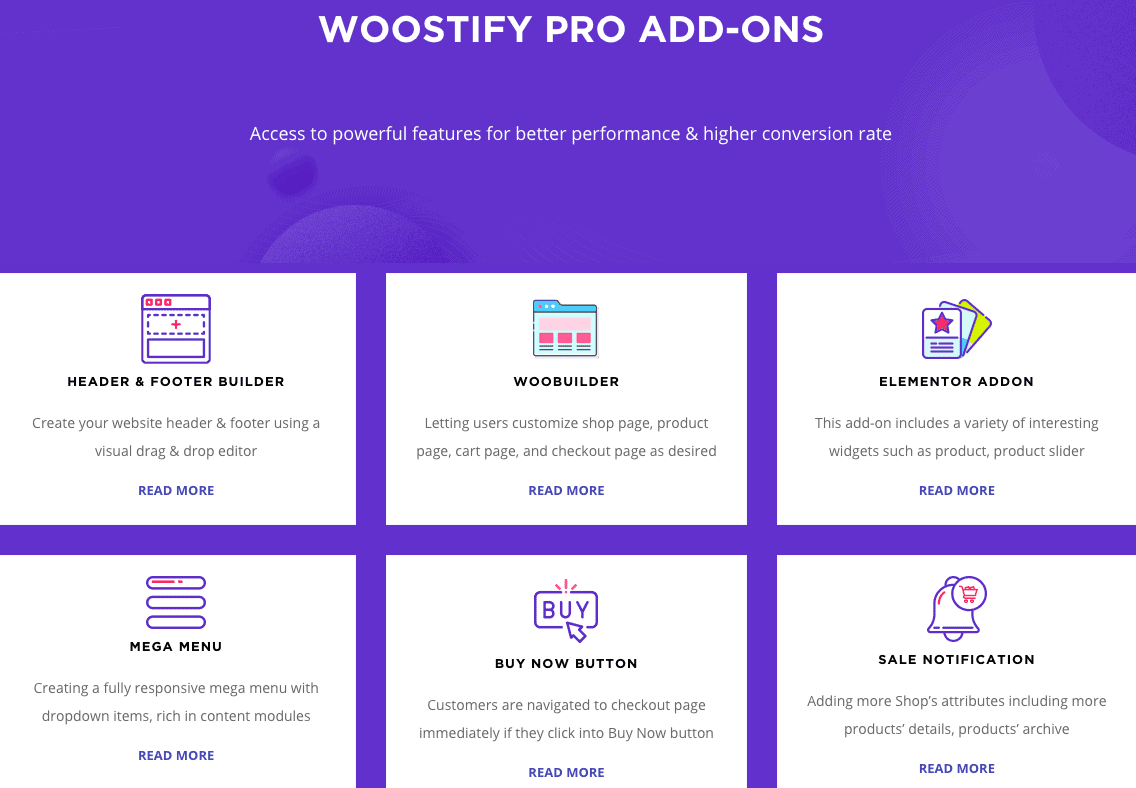 Woostify pro - My Account page