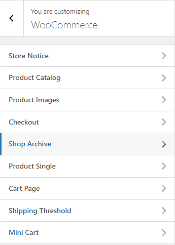 WooCommerce listing page quick view