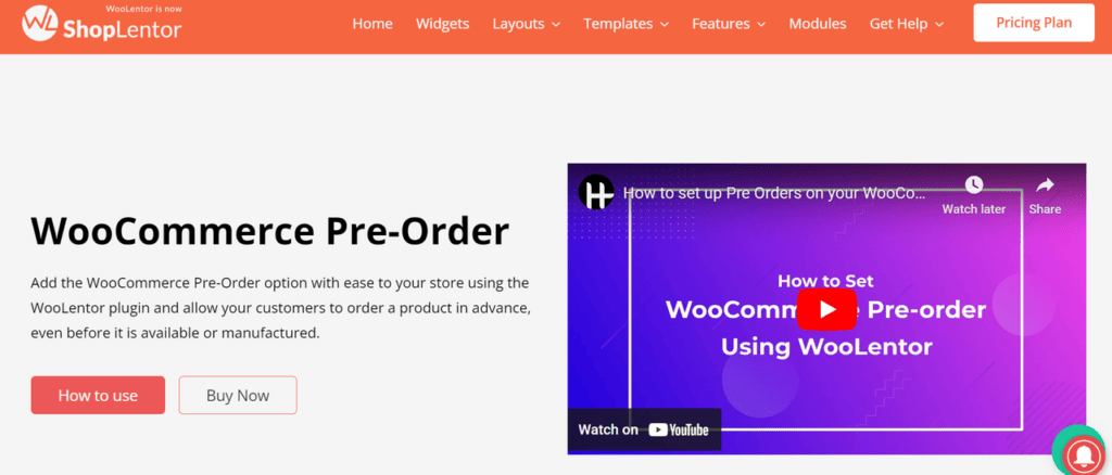 WooLentor WooCommerce preorder plugin